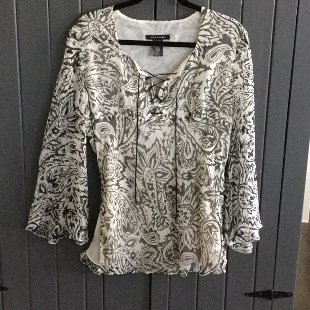 100 percent silk lined blouse